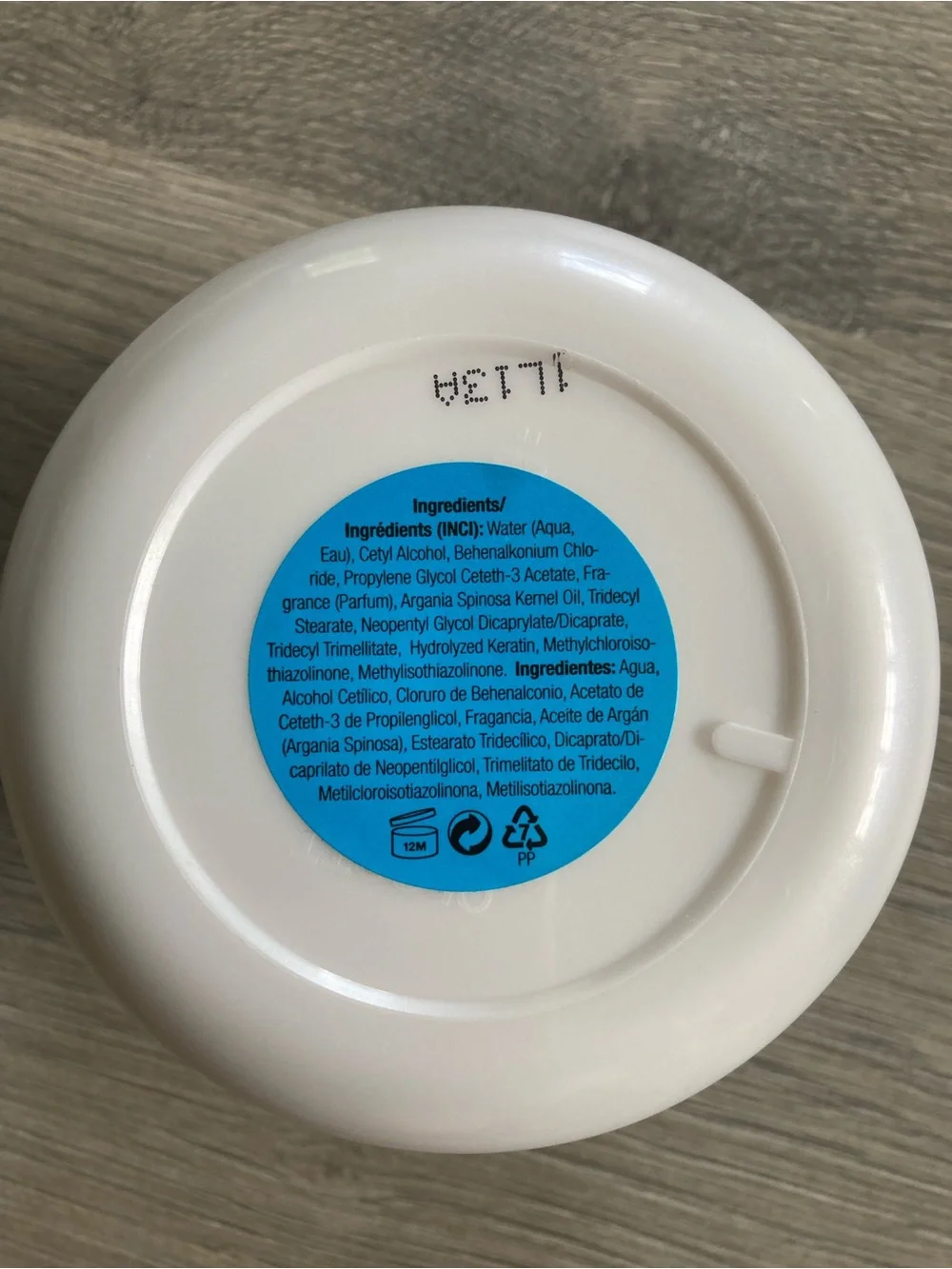 Jheri Redding Extra Argan Oil Hydrating Mask - Blue & White Jar